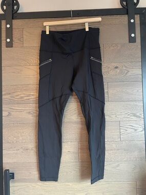 Lululemon Winter Running Leggings with Zipper Pockets